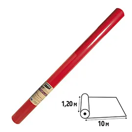 Tovaglia idrorepellente Spunbond in rotolo 1,2x10m rosso Pro Nappe