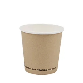 Conf 50 Bicchieri caffE' in carta 75ml avana Signor Bio