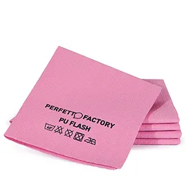 Conf 5 Panni in PU flash 34x36cm rosso Perfetto Factory