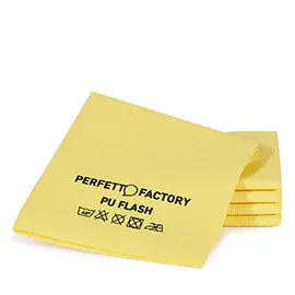 Conf 5 Panni in PU flash 34x36cm giallo Perfetto Factory