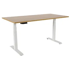 Scrivanie motorizzate regolabili in altezza 160x80x116cm Quercia