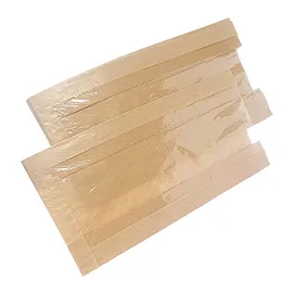 Conf 1000 sacchetti per alimenti con finestra 15x32cm - 10cm avana Viva