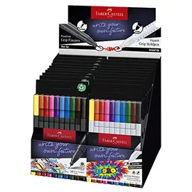 Expo 10 astucci Grip Boldpen + 10 astucci Grip Finepen colori assortiti Faber-Ca