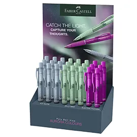 Expo 24pz Poly Ball view Aurora fusto colori assortiti Faber-Castell