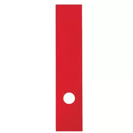 Busta 10 copridorso CDR-P PVC adesivi rosso 7x34,5cm SEI ROTA