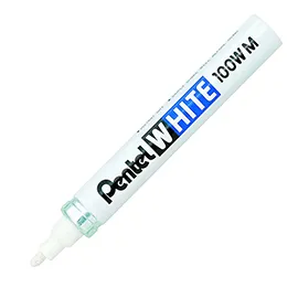 MARCATORE WHITE X100W-M BIANCO P. 3,9MM A VERNICE
