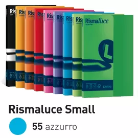 Carta RISMALUCE SMALL A4 90gr 100fg azzurro 55 FAVINI