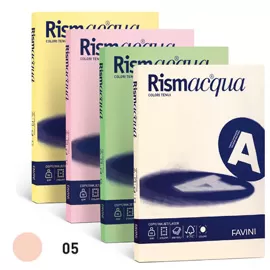 Carta RISMACQUA SMALL A4 90gr 100fg salmone 05 FAVINI
