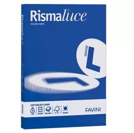 Carta RISMALUCE 200gr A4 125fg blu prussia 62 FAVINI