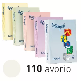 Carta LECIRQUE A3 80gr 500fg avorio pastello 110 FAVINI