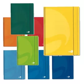 CARTELLA 3 LEMBI C/ELASTICO 25,5x35cm COLOR colori assortiti BM