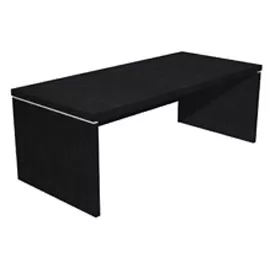 SCRIVANIA DIREZIONALE 210X90cm NERO VEN. - PRESTIGE