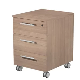 CASSETTIERA 3CASS. c/ruote 41,8x52x61,5cm CILIEGIO AR.- PRESTIGE