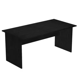 SCRIVANIA LINEARE 160X80cm NERO VENATO - EASY