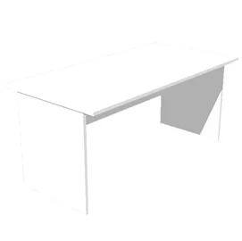 SCRIVANIA LINEARE 140X80cm BIANCO - EASY