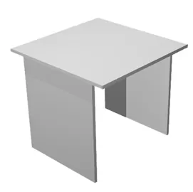 SCRIVANIA LINEARE 80X80cm GRIGIO - EASY