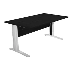SCRIVANIA LINEARE 140X80cm NERO VENATO - EASY METAL