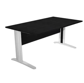 SCRIVANIA LINEARE 80X80cm NERO VENATO - EASY METAL