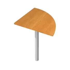 ANGOLARE 90? NOCE CHIARO + GAMBA SUPPORTO x SCRIVANIE EASY