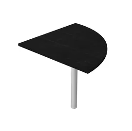 ANGOLARE 90? NERO VENATO + GAMBA SUPPORTO x SCRIVANIE EASY