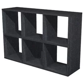 LIBRERIA 6 CASELLE 104x29,2cm-H69,8cm NERO VENATO - RAINBOW