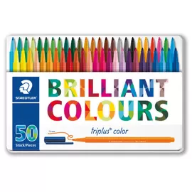 Astuccio 50 Triplus Color pennarello punta 1,00mm colori assortiti Staedtler