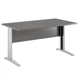 SCRIVANIA LINEARE 160X80cm FRASSINO TOSCANO - EASY METAL