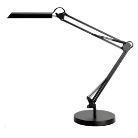 Lampada da tavolo Swingo Led 11W Nero con base e morsetto Unilux
