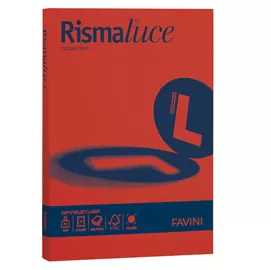 Carta RISMALUCE STANDARD A4 90gr 300fg scarlatto 61 Favini