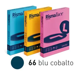 Carta RISMALUCE A4 200gr 125fg blu cobalto 66 Favini
