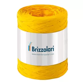 Rafia sintetica 6802 5mmx200mt colore giallo 02 Brizzolari