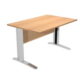Scrivania lineare 120X80cm Faggio - EASY METAL