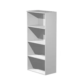 Mobile alto a giorno 80X44cm H180cm Grigio alluminio - EASY