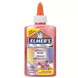 Flacone 147ml colla liquida rosa metallizzato Slime Elmer's NWL