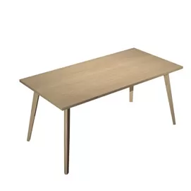 Scrivania 160x80xH74,4cm Rovere/Rovere Woody