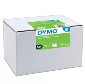 Value pack 12 rotoli etichette Spediz/Badge 54x101mm bianco (220etic/rt) Dymo LW