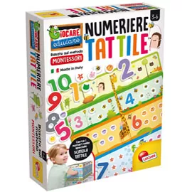 Numeriere tattile Montessori Plus Lisciani