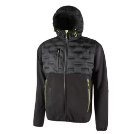 Giacca ibrida idrorepellente Spock taglia XXL nero giallo U-Power