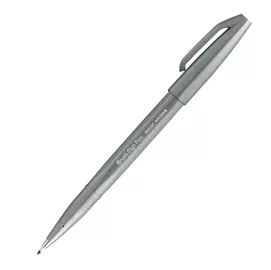 Sign Pen Brush grigio Pentel