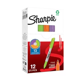 Conf. 12 marcatori Sharpie fine 1.0mm colori assortiti lime/arancione/berry