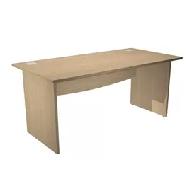 Scrivania operativa fianchi melaminico 160x80cm largh.73cm rovere AgorA' Basic