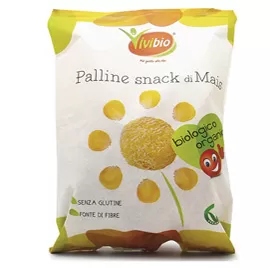 Palline snack di mais 40gr Vivibio
