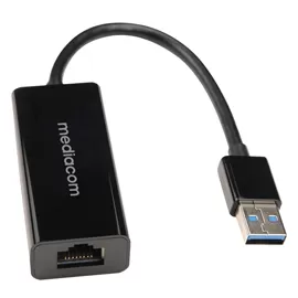 Adattatore di rete da USB 3 a Gigabit LAN Mediacom