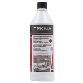 Disinfettante detergente per superfici super concentrato 1lt Tekna