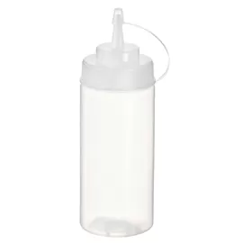 Squeeze bottle trasparente per salse 500ml Leone