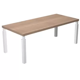 Scrivania dir. 180x90cm PRESTIGE QUADRO Ciliegio Arabis/bianco