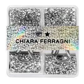 Set 4 fermafogli strass 3x6cm Chiara Ferragni collezione 2023