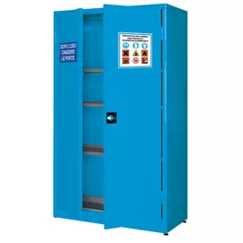 Armadio di sicurezza per liquidi chimici 107,5x50x185cm blu