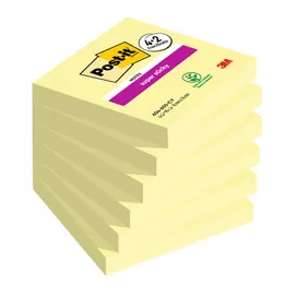 Value pack 4+2 Post-it  Super Sticky, Giallo Canary, 76x76 mm 90 fogl/blocco