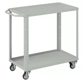 Carrello 2 vasche da 80x45cm grigio